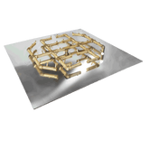 Octagonal Brass Burner/Square Plate - CFBO360